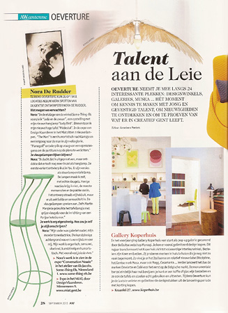 ACTIEF WONEN : OEVERTURE - 2013